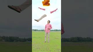 1man body parts Eating biscuit icecream honey matching magical vfx video trending short viral [upl. by Aohsoj476]