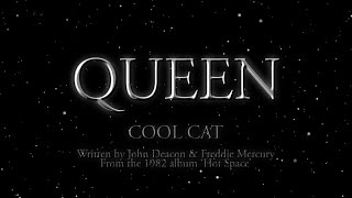 Queen  Cool Cat Official Lyric Video [upl. by Karlise310]