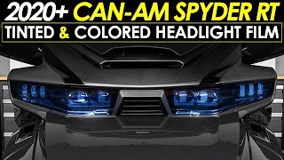 CanAm Spyder RT Headlight Protection Film 2020 [upl. by Rola333]