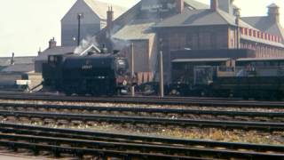 British Railways 1960s Darlington Station [upl. by Ahsieym85]