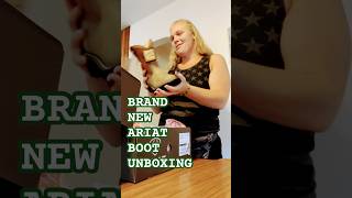 NEW BOOTS unboxing reaction boots cowgirl cowboy [upl. by Leorsiy]