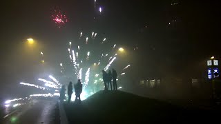 Silvester 1 Vorfreude mit der Feuerwerksvitrine 2014 Feuerwerk firework [upl. by Schacker5]