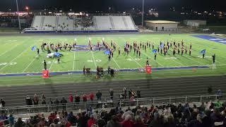 8K Wapakoneta HS Redskins  2024 Xenia Band Festival [upl. by Godber598]