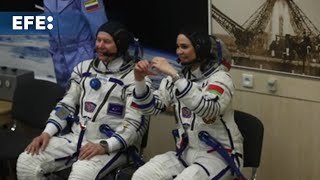 Rusia volverá a intentar el sábado el lanzamiento de la Soyuz MS25 con la primera cosmonauta bielor [upl. by Anesor]