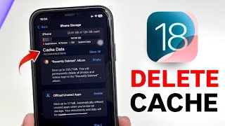 iOS 18  How to Clear Cache Data On iPhones Tricks [upl. by Nema]