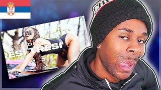 AMERICAN REACTS TO SERBIAN MUSIC  TEODORA  TRESI TRESI OFFICIAL VIDEO [upl. by Shepp]