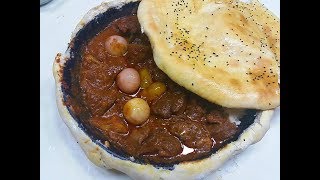 PARDA GOSHT MUTTON STEW COOKED IN DOUGH ARABIAN DISH [upl. by Leschen]