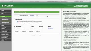 Part IITPLink Router Mac Filtering and Security Khmer [upl. by Lleda]