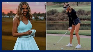 🔥HOT Beauty Golfer quotClaire Hoglequot Awesome Swing Motion amp Slow MotionClairehogle [upl. by Ameerahs]