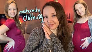 ASMR  Maternity Clothing Try On ✨SHEIN✨ [upl. by Nations]