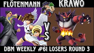 DBM weekly 61 Flötenmann Kazuya Pit vs Krawo incin [upl. by Boehike]