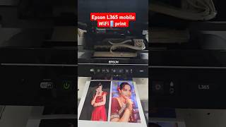 Epson L365 printer best quality Photo mobile WiFi📱print Allin One Color printer [upl. by Sherourd305]