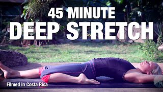 45 Minute Deep Stretch Yoga Class  Five Parks Yoga [upl. by Tailor]