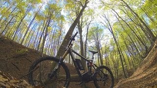 Extreme tuned Haibike xDuro PRO flott im Wald [upl. by Enniroc]