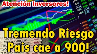 💥😲👍ATENCION PARA LOS QUE QUIEREN INVERTIR EL RIESGO PAIS CAE POR DEJAJO DE LOS 800 PUNTOS [upl. by Dianuj]