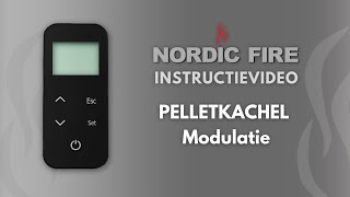 Modulatie  Nordic Fire Pelletkachel Instructievideo [upl. by Mastrianni]