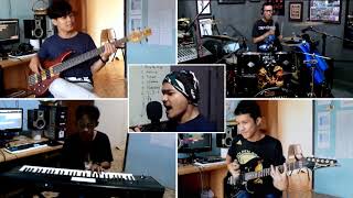 Dream Theater  Surrounded SPLIT SCREEN COVER by IDTFC Region Palembang [upl. by Madaih]