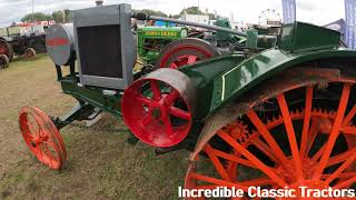 1915 Waterloo Boy  Modine Overtime Model R 65 Litre 2Cyl Kerosene Tractor 1224HP [upl. by Eniluqaj]