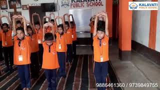 Yoga with Ms Suman Kumari at Kalavati Public School Chausa Buxar [upl. by Farmer]