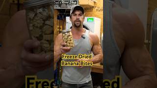 Freeze Dries BananaPB Bites freezedried healthysnacks preserve homestead [upl. by Ailen]