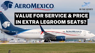 Aeromexico ECONOMY PLUS Mexico City to Cancun Boeing 737800 TRIP REPORT [upl. by Clementia]