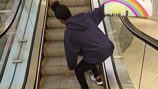 My African wife goofing at the mall 😂😂😂 [upl. by Kali596]