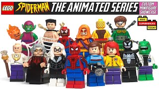 LEGO Spider Man The Animated Series Custom Minifigure Showcase [upl. by Karlen268]