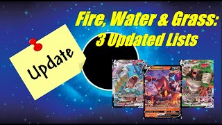 Volcanion V Gyarados VMAX Rillaboom VMAX  Three Updated Decks [upl. by Ahseniuq]