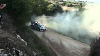 Petter Solberg crash WRC Rally Italia sardinia 2012 Tergu  Osilo RARE [upl. by Yniatirb]