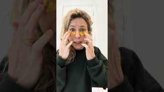 Real Life REVIEW and DEMO of 24k Gold Eye Mask ad shorts productreview momlife beauty [upl. by Sherman]