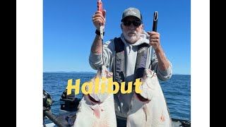 Fishing For Halibut In 878 Feet Of Water [upl. by Sorvats884]