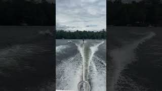 Slalom skiing in Maine [upl. by Eelrebma]