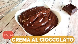 CREMA PASTICCERA AL CIOCCOLATO senza uova  facilissima [upl. by Yartnod448]