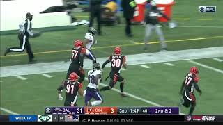 JK Dobbins 72 Yard Touchdown Run amp Ravens Break The Record for Most Rushing Yards in a Single Game [upl. by Reehsab260]