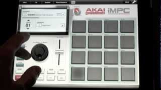 iMPC for iPad NEW Official Drum Machine App  Part A  First Look and Beat Making [upl. by Alket629]