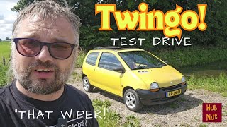 Renault Twingo Benetton tested  what a windscreen wiper Real Road Test [upl. by Chretien]