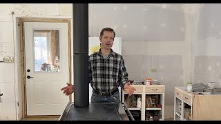 Installing a Wood Stove Chimney [upl. by Nannaihr]