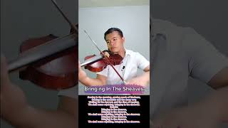 Bringing In The Sheaves  violin cover fypシ゚viral violin violinworship violincover hymnal [upl. by Setsero427]