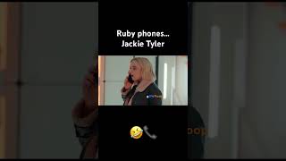 Ruby phones Jackie Tyler  Doctor Who Meme shorts funny ncutigatwa doctorwho milliegibson [upl. by Hunfredo]