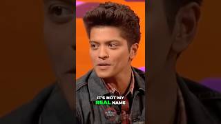 Bruno Mars Reveals the Origins of His Name shorts brunomars grahamnorton celebrityinterview [upl. by Mya304]