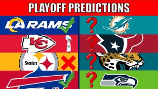 NFL Playoff Predictions 20232024 [upl. by Cappella]