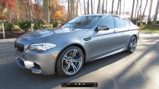 2013 BMW M5 F10 Start Up Exhaust and In Depth Review [upl. by Aleedis]