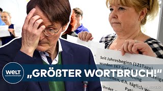 DEUTSCHLAND quotLauterbach hat Weg der Verständigung verlassenquot Disput um Krankenhausreform artet aus [upl. by Chere476]