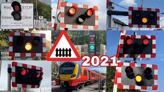 UK Level Crossings 2021 [upl. by Naasah]