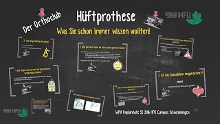 Alles was sie über die Hüftprothese wissen sollten  HFU Furtwangen University [upl. by Myrna]