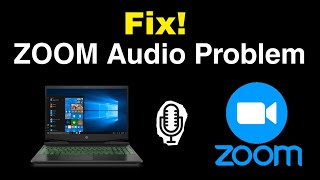 How to Fix Audio Problem in Zoom Meetings PCLaptop [upl. by Ainahs]