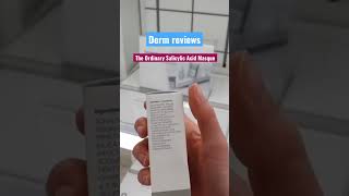 Derm reviews The Ordinary Salicylic Acid 2 Masque dermatologist DrDrayzday [upl. by Gnot]