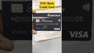 ICICI Bank FD Credit Card Unboxing  ICICI Bank Lifetime Free Credit Card Unpacking icicibank [upl. by Ylremik]