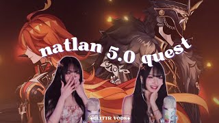 Glittr Stops Stalling The 50 Natlan Archon Quest Acts 1 and 2 FULL REACTION  Genshin Impact [upl. by Mikahs]