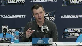 Samford First Round Postgame Press Conference  2024 NCAA Tournament [upl. by Morry]